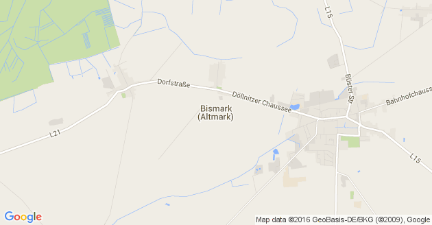 Karte Bismark in der Altmark