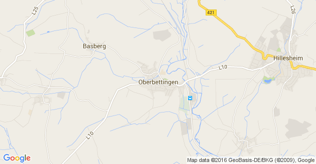 Karte Oberbettingen