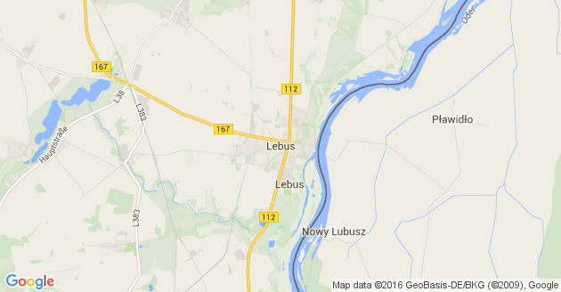 Karte Lebus