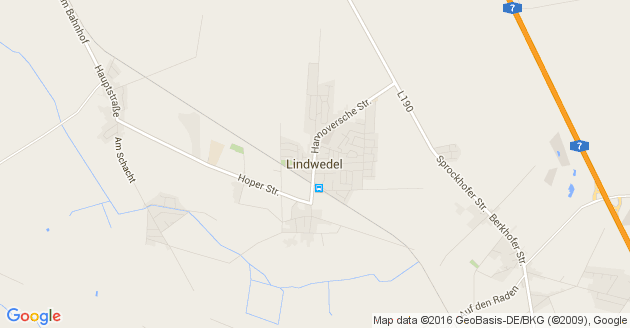 Karte Lindwedel