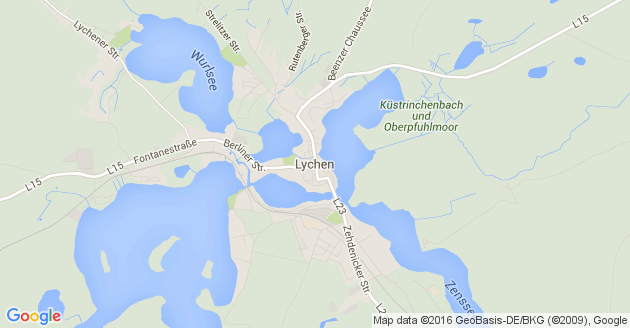 Karte Lychen