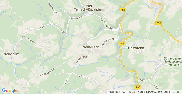 Karte Neubulach