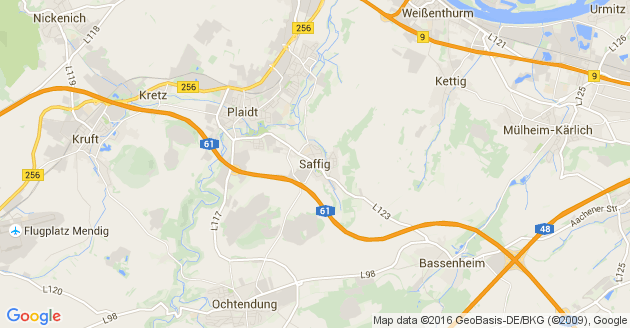 Karte Saffig