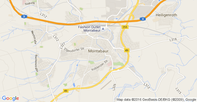 Karte Montabaur