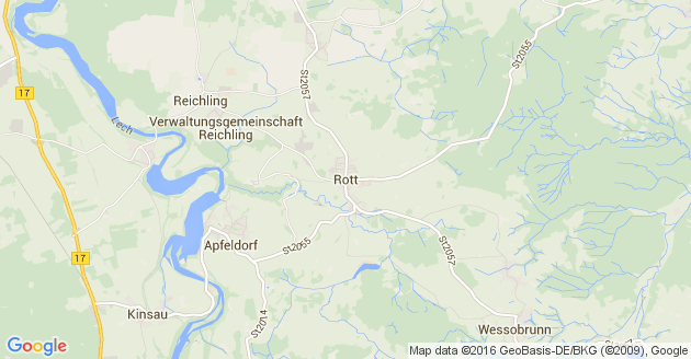 Karte Rott am Lech