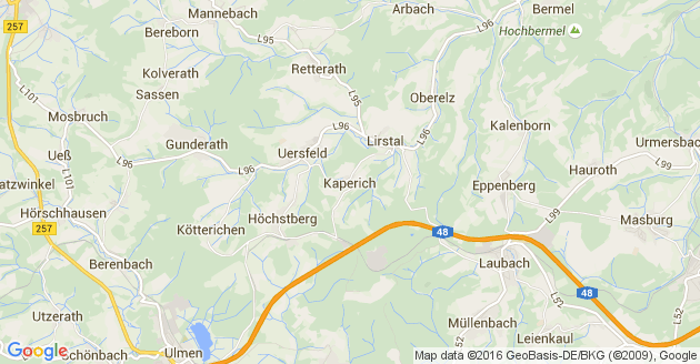 Karte Kaperich