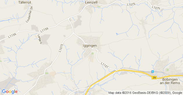 Karte Böbingen in der Pfalz