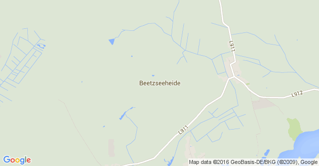 Karte Beetzseeheide