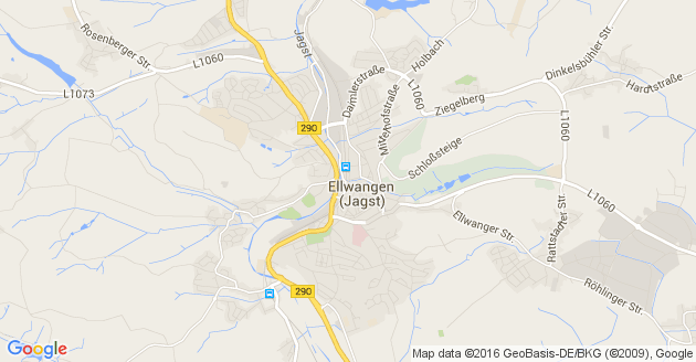 Karte Ellwangen Jagst