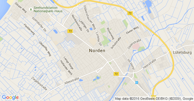 Karte Norden