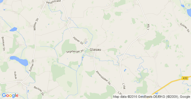 Karte Glasau