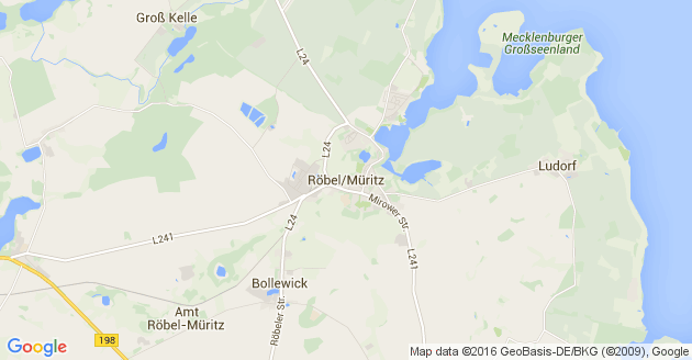 Karte Röbel Müritz