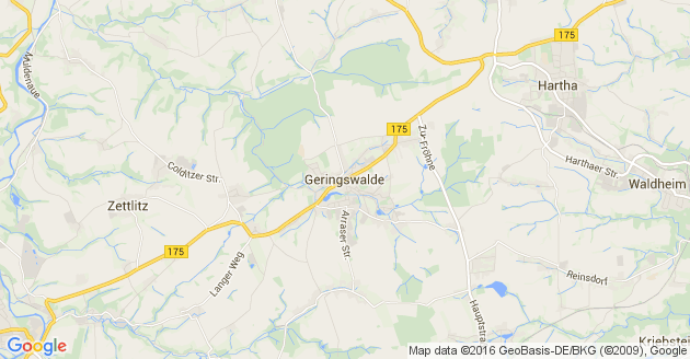 Karte Geringswalde