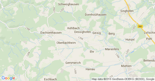 Karte Niederbachheim