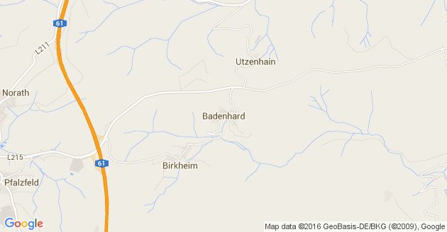 Karte Badenhard
