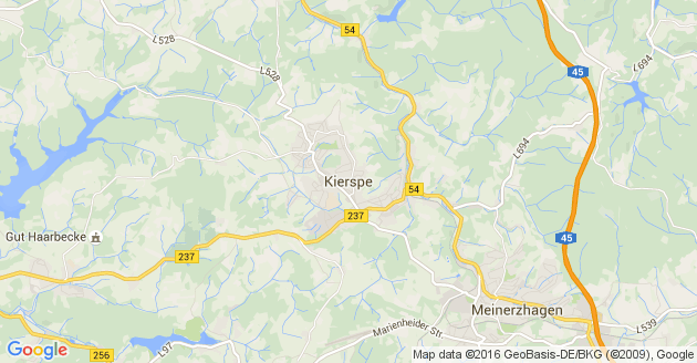 Karte Kierspe