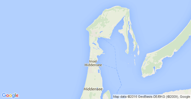 Karte Insel Hiddensee Seebad