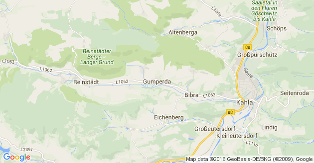 Karte Gumperda               