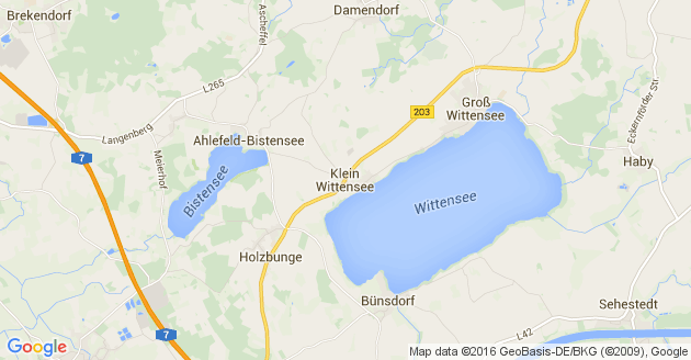 Karte Klein Wittensee