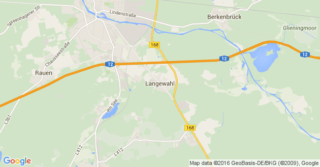 Karte Langewahl