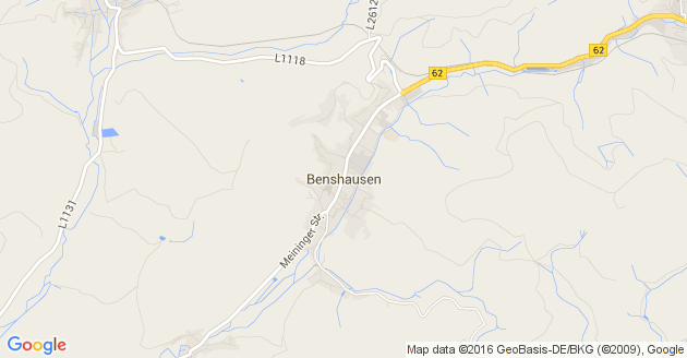 Karte Benshausen