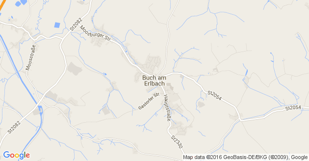 Karte Buch am Erlbach