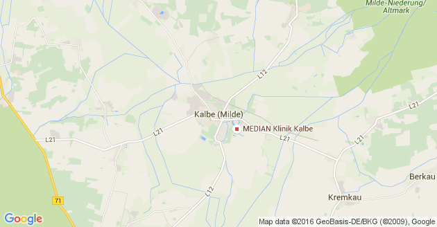 Karte Kalbe Milde