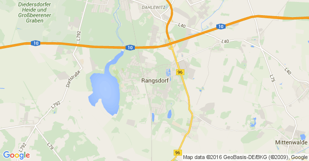 Karte Rangsdorf