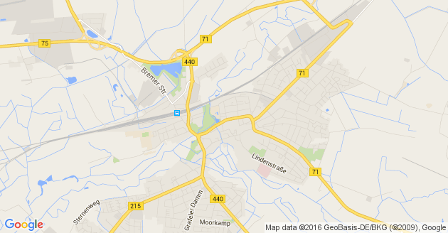 Karte Bothel Kreis Rotenburg Wümme