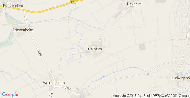 Karte Dalheim                
