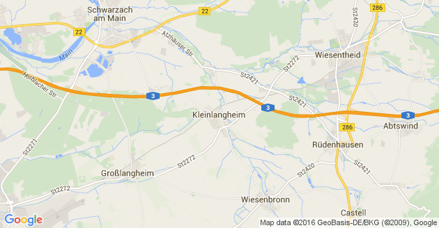 Karte Kleinlangheim