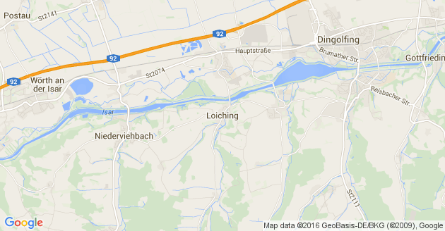 Karte Loiching