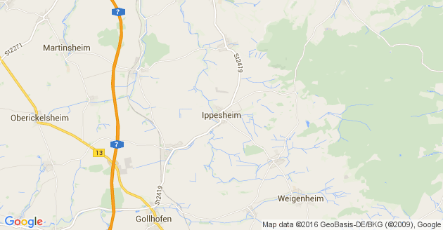 Karte Ippesheim
