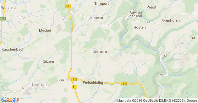 Karte Idesheim