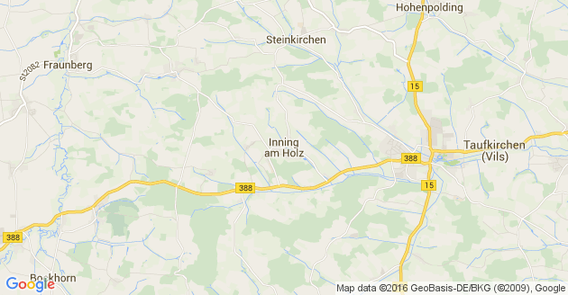 Karte Inning am Holz