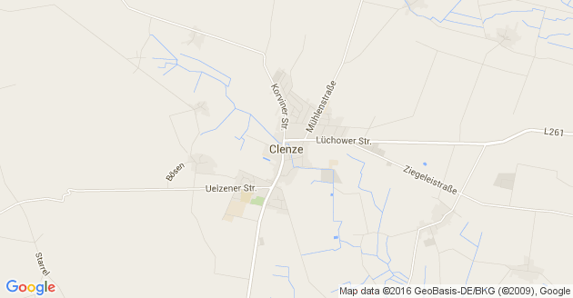 Karte Clenze                 