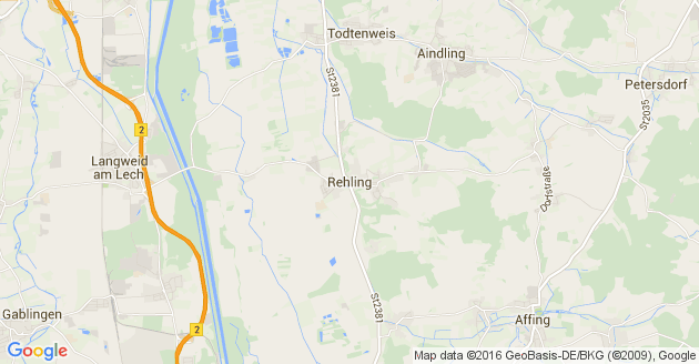 Karte Rehling