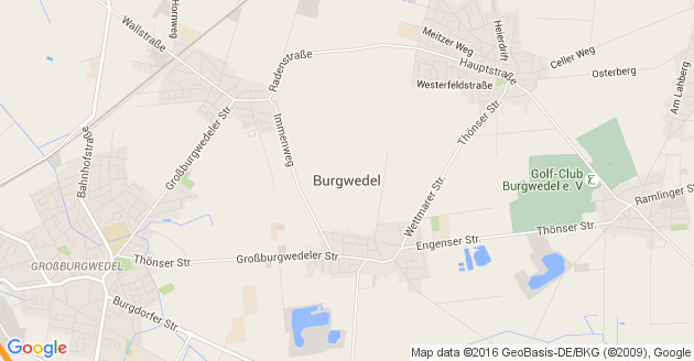 Karte Burgwedel