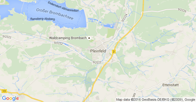 Karte Pleinfeld