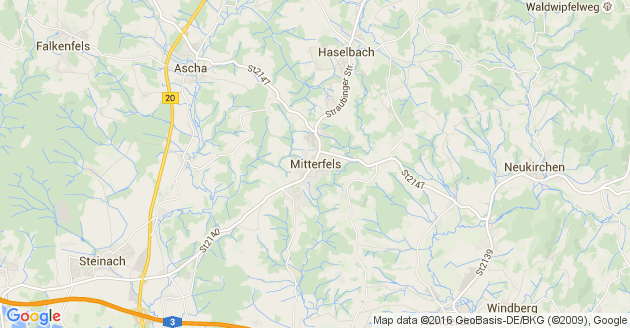 Karte Mitterfels