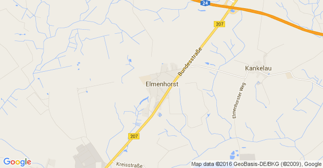 Karte Elmenhorst Kreis Herzogtum Lauenburg