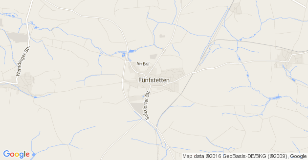 Karte Fünfstetten
