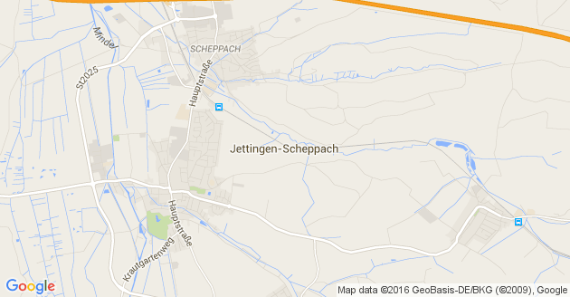 Karte Jettingen Scheppach
