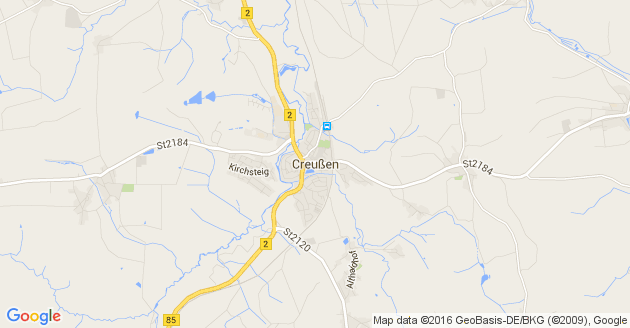 Karte Creußen                