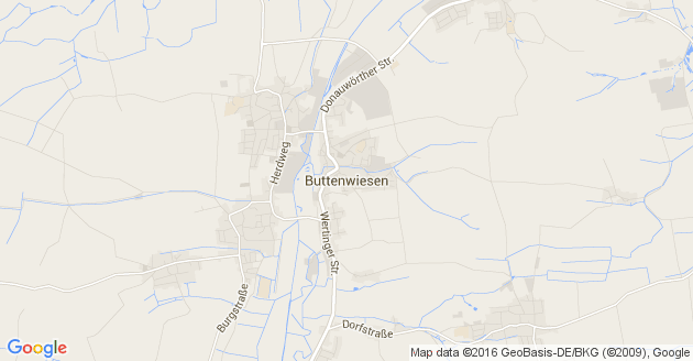 Karte Buttenwiesen
