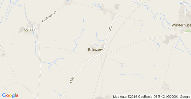 Karte Brünzow