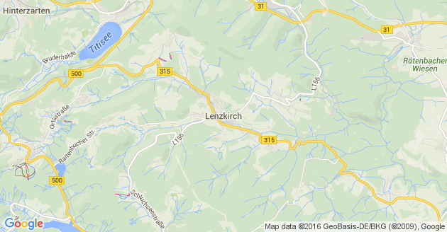 Karte Lenzkirch