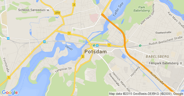 Karte Potsdam                