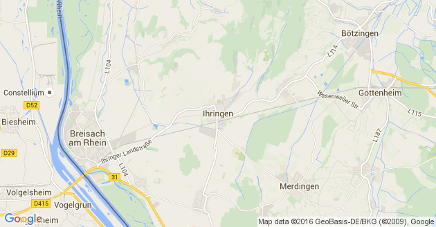 Karte Ihringen               