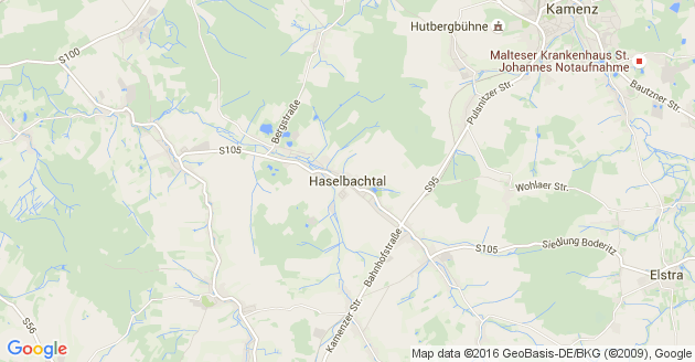 Karte Haselbachtal